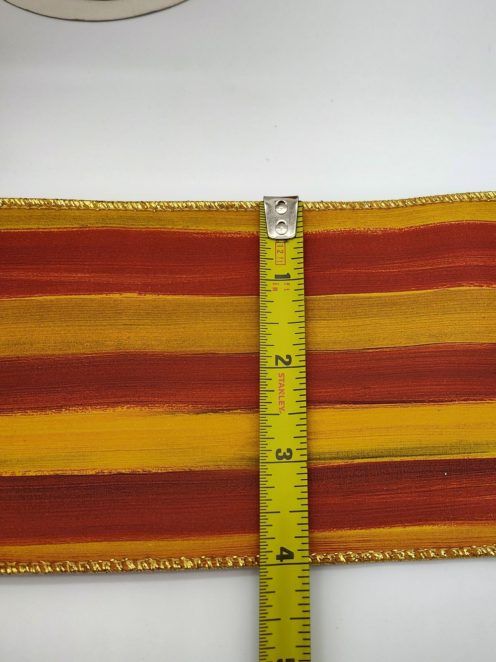 MACKENZIE-CHILDS Retired Heirloom Stripe 4” RIBBON Five (5) Yards OOP WIDE New - Picture 6 of 6